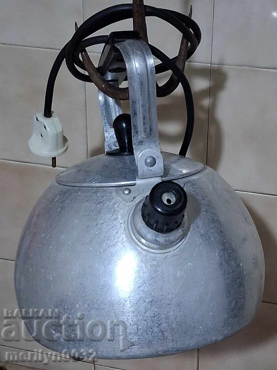 Aluminum kettle with heater USSR 3 liters 1981 samovar - 6
