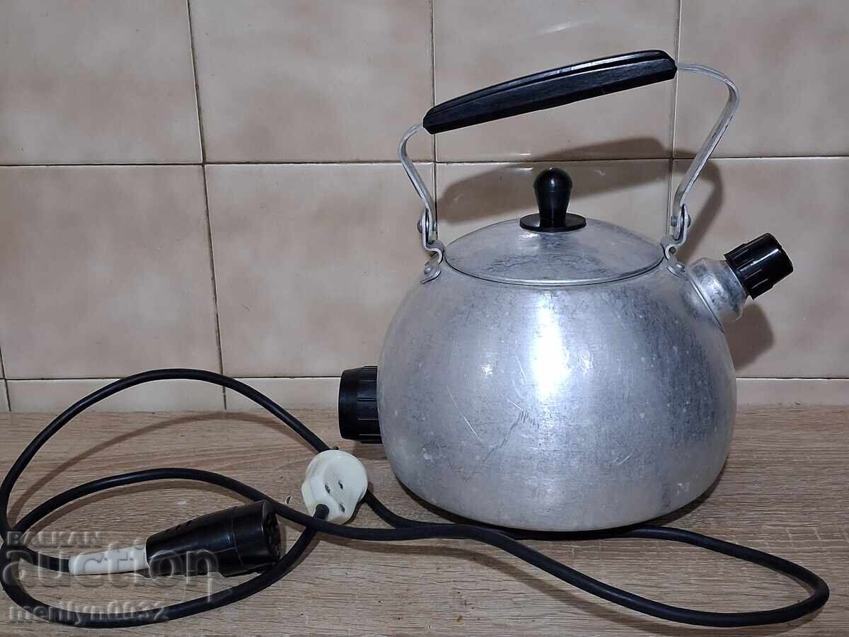 Aluminum kettle with heater USSR 3 liters 1981 samovar