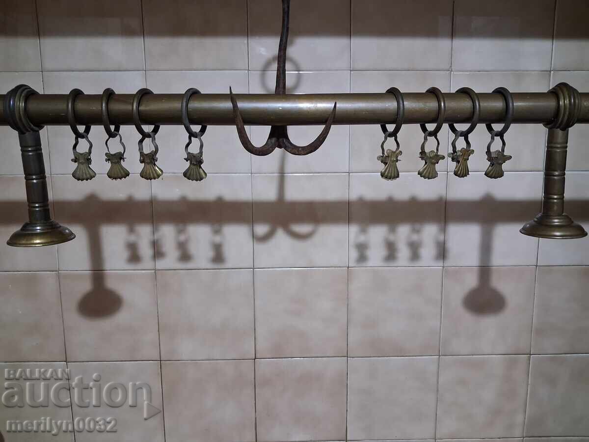 Galerii vechi din alamă de la începutul secolului XX pentru fereastră - 5 Galerii vechi din alamă de la începutul secolului XX pentru fereastră - 5