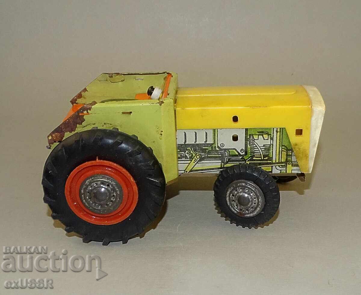 Jucărie veche tractor polonez pentru piese, jucărie veche Polonia - 6