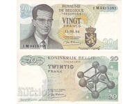 tino37- БЕЛГИЯ - 20 ФРАНКА - 1964г- XF