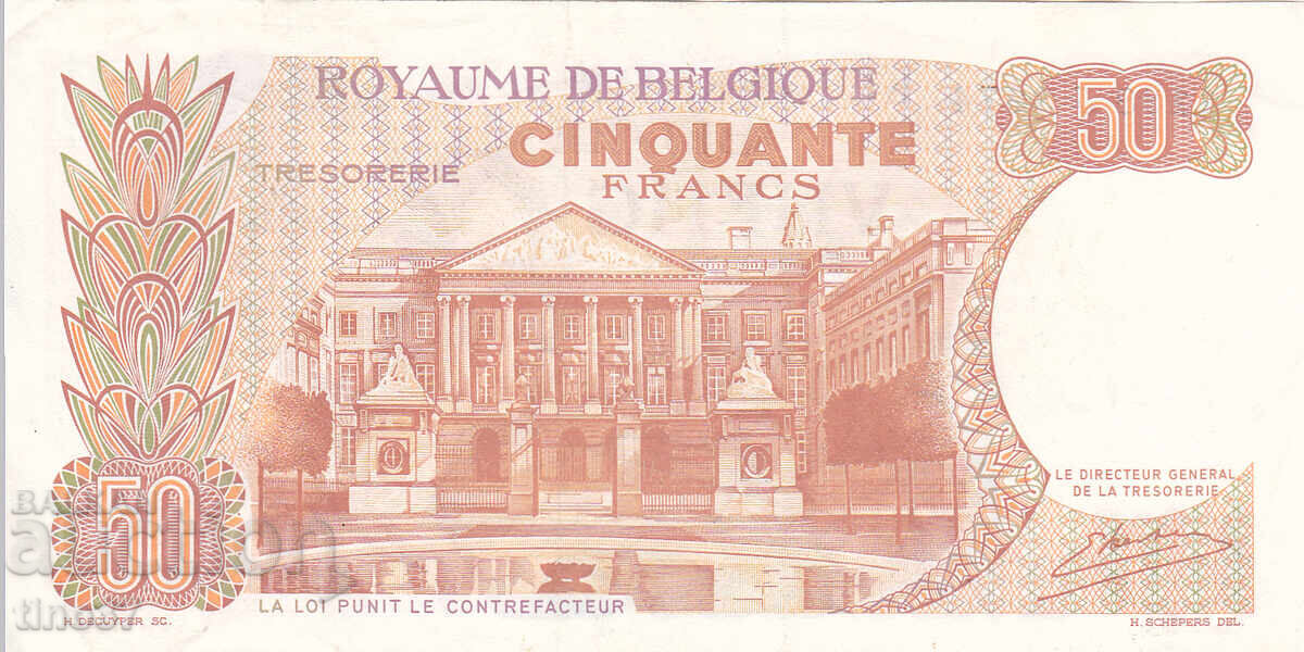 Licitație tino37 - BELGIA - 50 FRANCI - 1966 - VF+