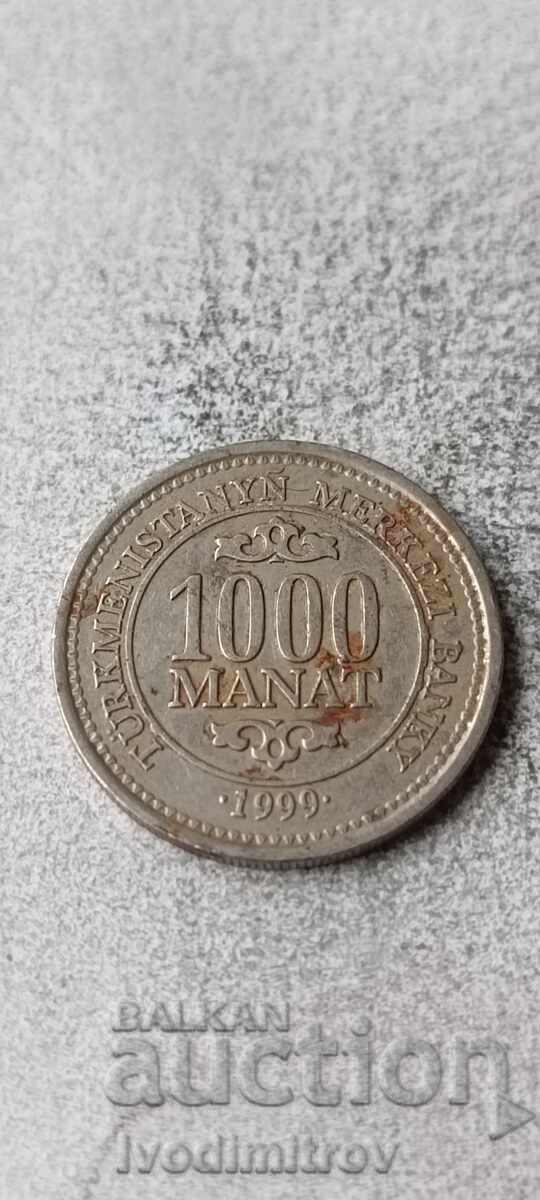 Turkmenistan 1000 manat 1999
