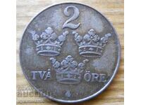 2 öre 1943 - Suedia