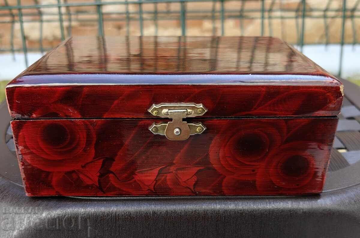 WOODEN JEWELRY BOX