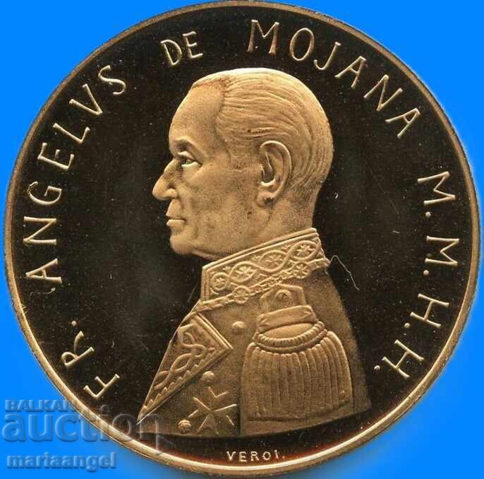 Malta 10 grains 1981 UNC PROOF Master Angelo di Mojana - 5