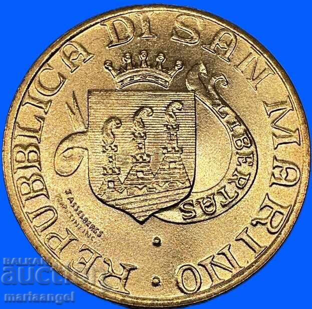 Άγιος Μαρίνος 200 λιρέτες 1989 UNC - 6
