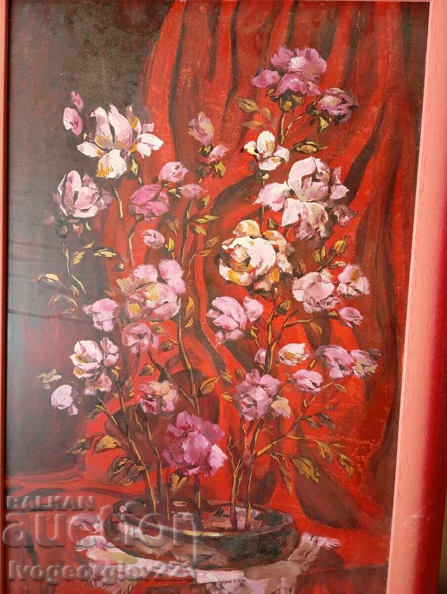 Tablou - flori cu preț € 155.00 | 303.15 BGN