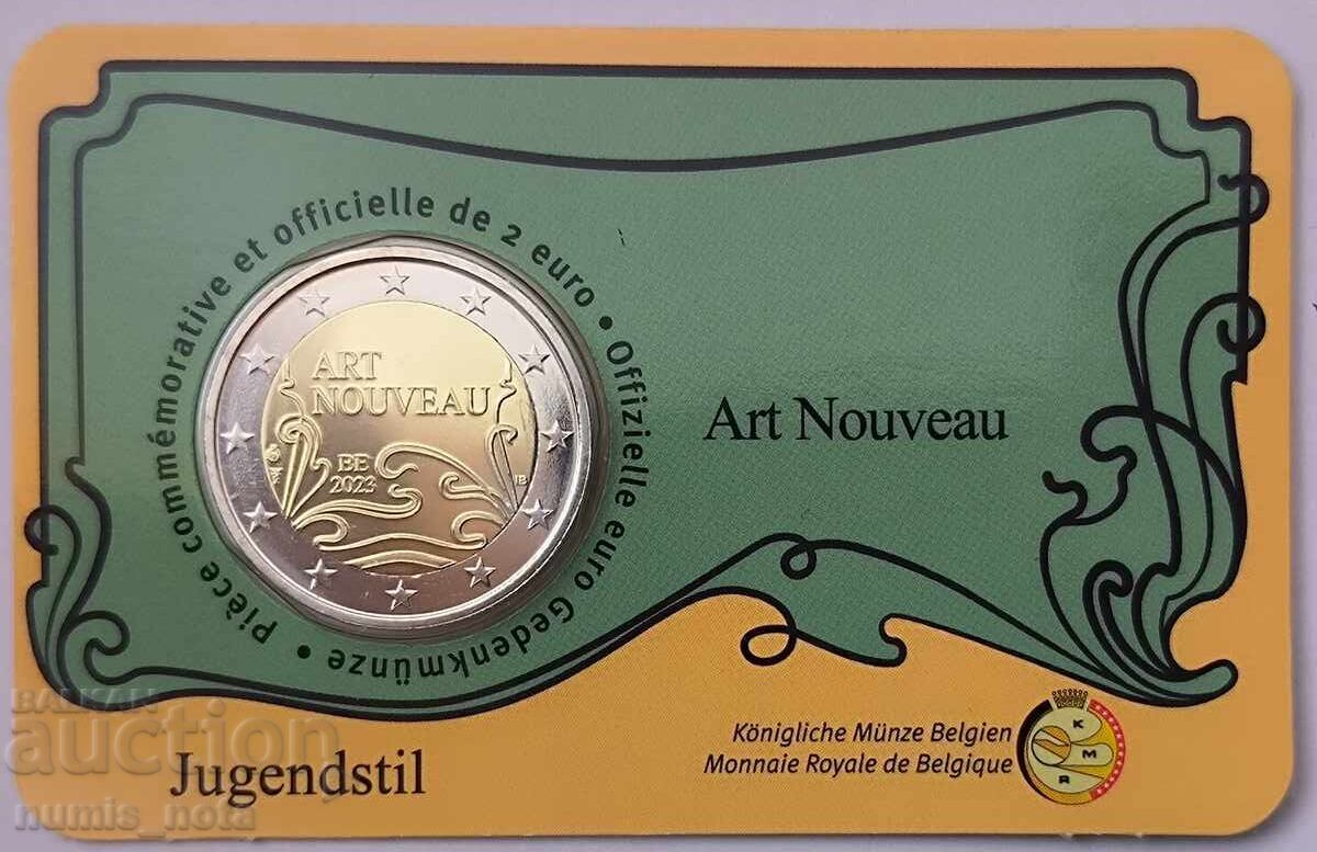 Belgia 2 euro 2023 Art Nouveau