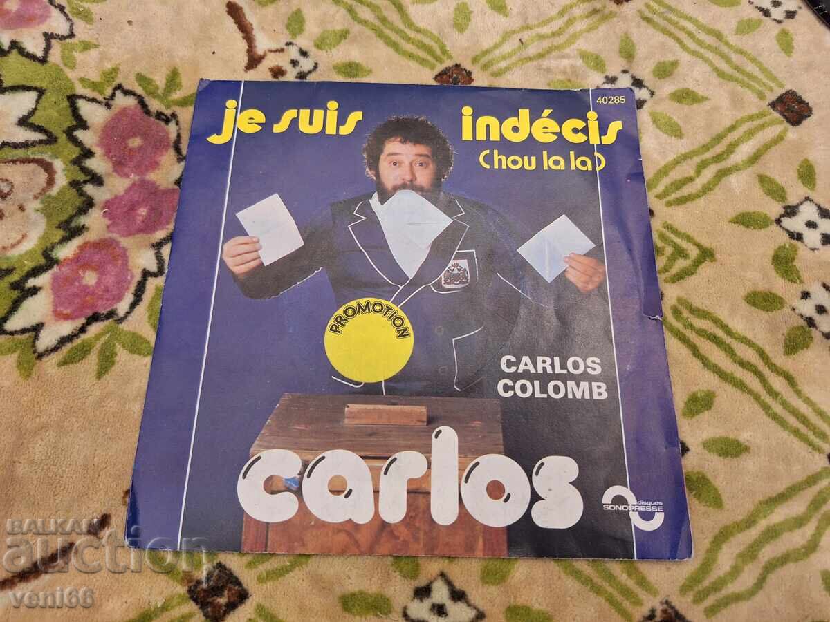 Disc de vinil - format mic - Carlos Colomb