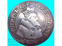 Danemarca 8 Șilingi 1608 Christian VIII argint