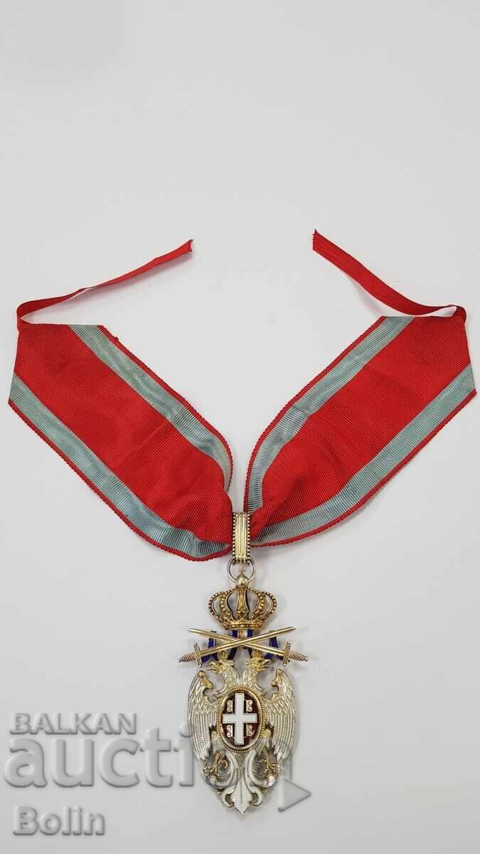 Foarte rar ordin "VULTURUL ALB" clasa a III-a Regatul Serbiei cu preț € 2400.00 | 4694.01 BGN