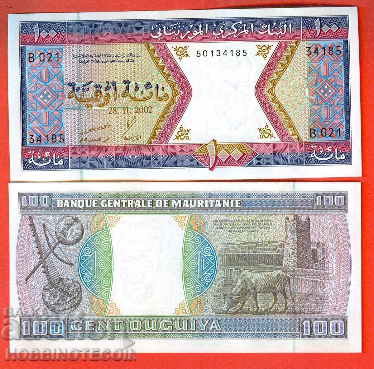 MAURITANIA Mauritania 100 Ouguiya issue 2002 NEW UNC