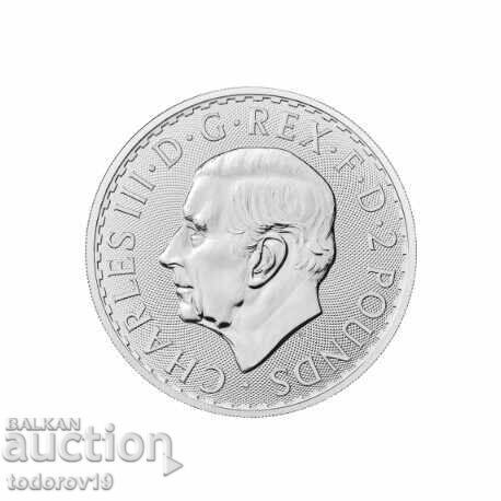 Ασήμι 1 oz Britannia 2026 με τιμή € 87.99 | 172.09 BGN