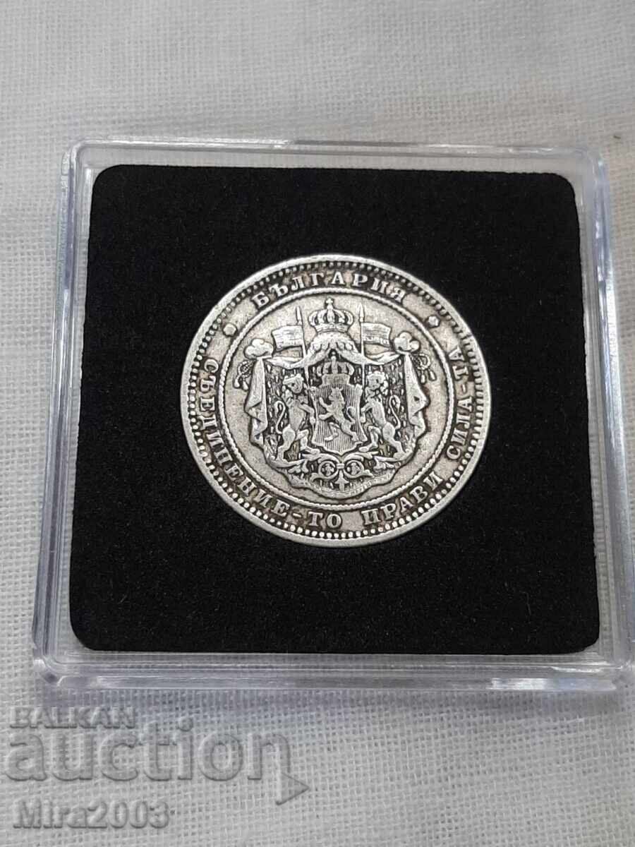 2 leva 1882 de la 0,01 c. BZC - 7
