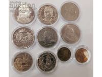 Lot de 10 monede jubiliare diverse