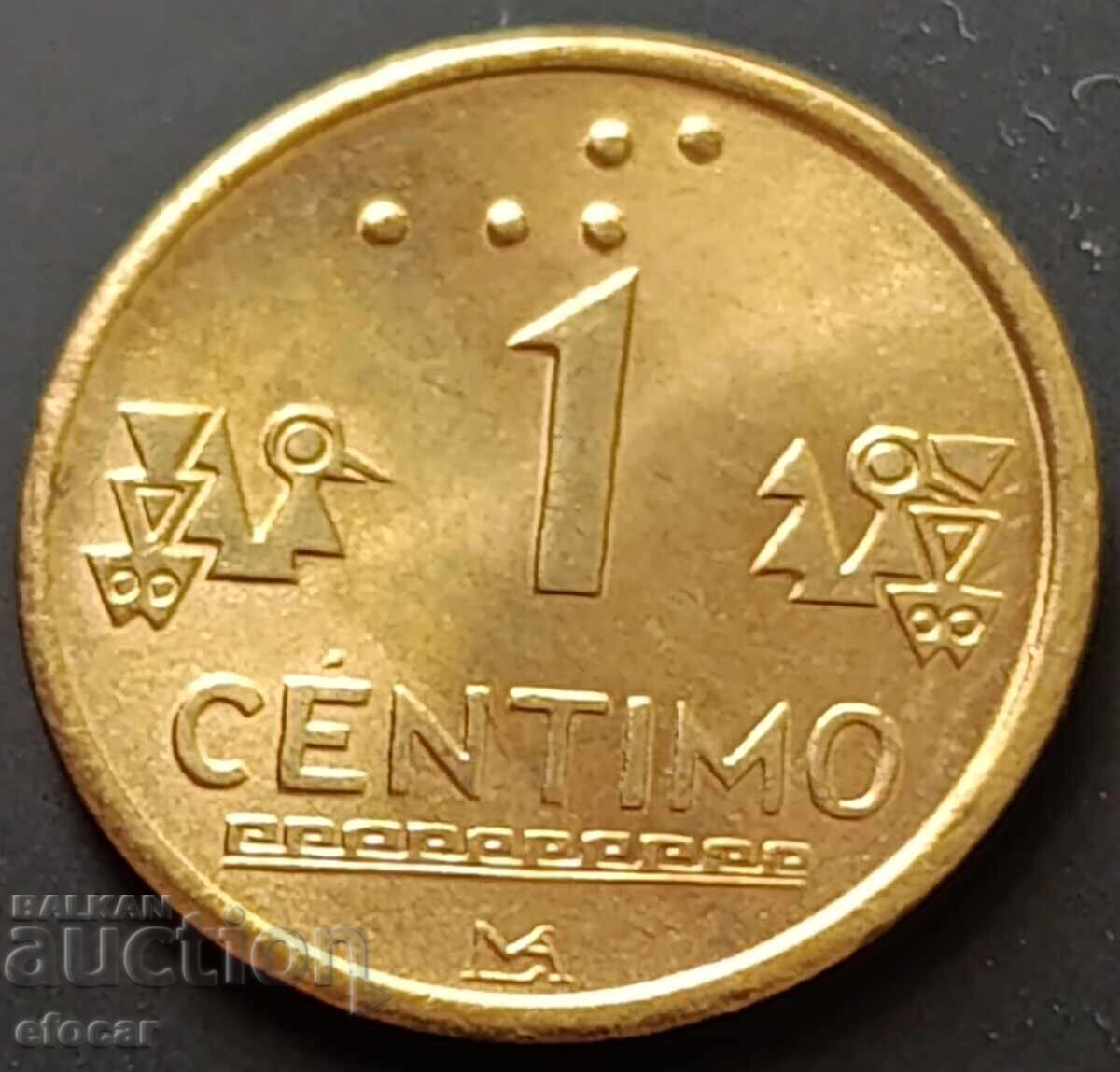 1 céntimo Peru 1999