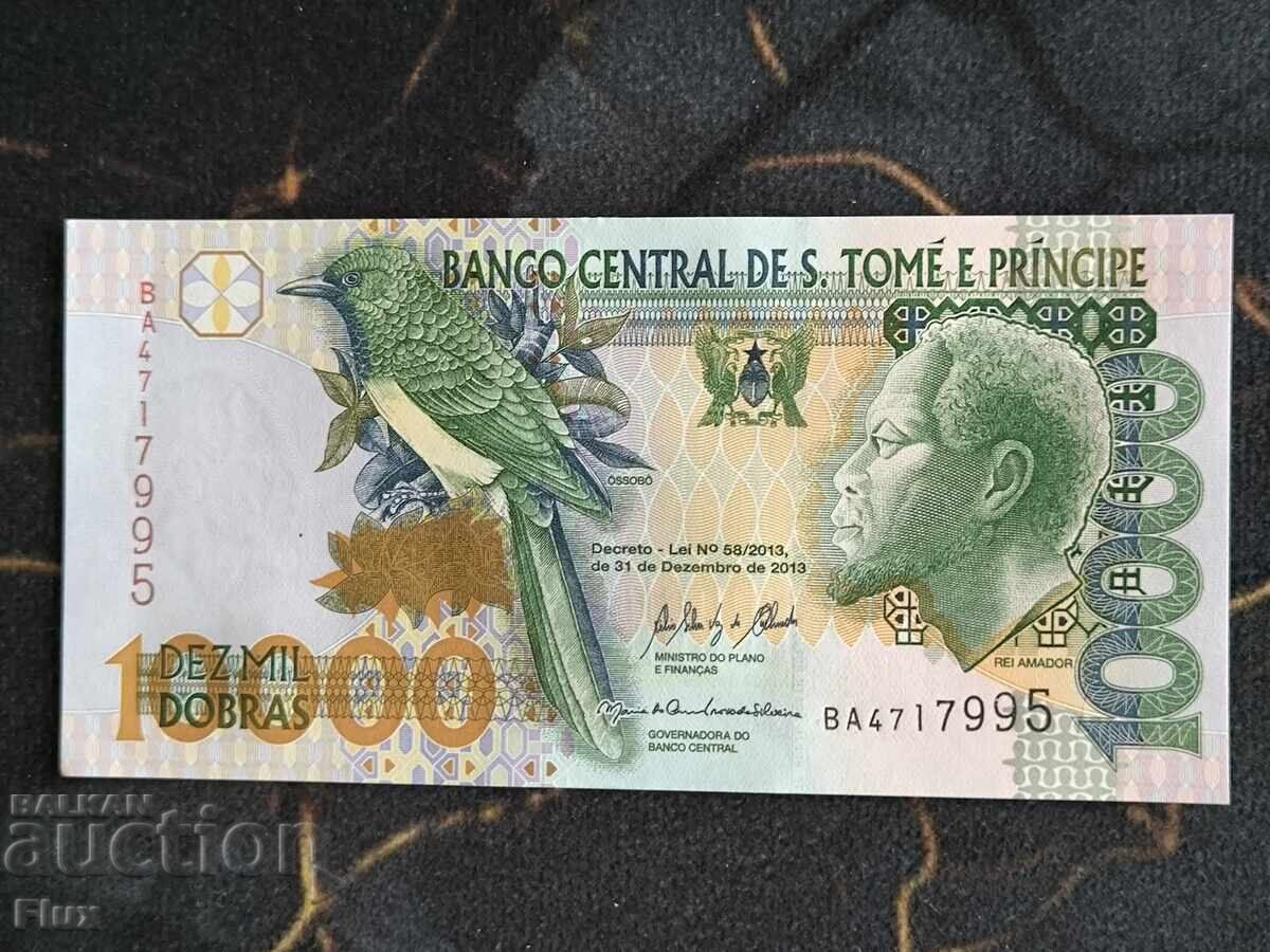 Bancnotă - Sao Tome și Principe - 10000 dobra UNC | 2013 Bancnotă - Sao Tome și Principe - 10000 dobra UNC | 2013