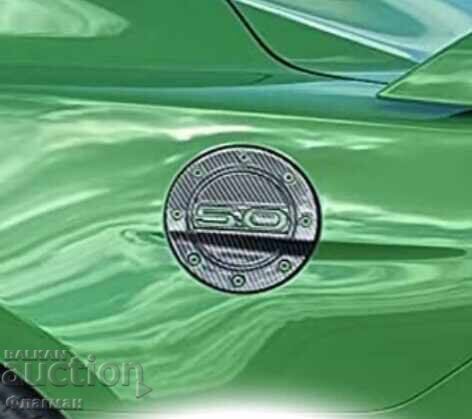 Carbon fiber fuel tank cap cover for 2015 - 2022 Mustang