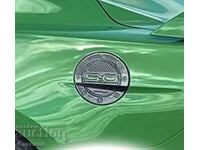 Carbon fiber fuel tank cap cover for 2015 - 2022 Mustang