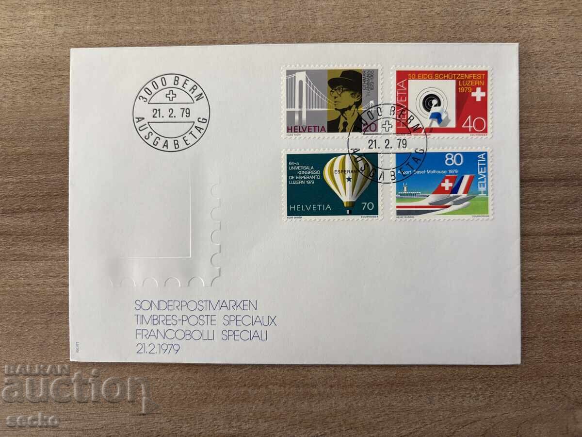 Швейцария - Първодневен плик - Събития - 100 г. от ...(1979) Швейцария - Първодневен плик - Събития - 100 г. от ...(1979)