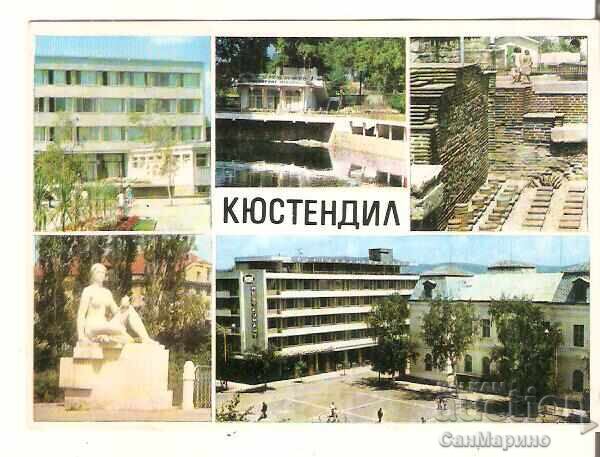 Κάρτα Βουλγαρία Κιουστεντίλ 1