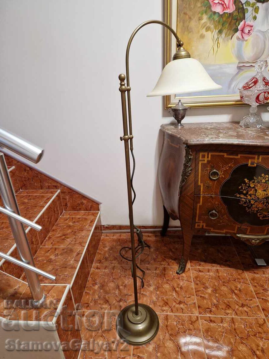 Δημοπρασία Υπέροχο αντίκα ρυθμιζόμενο φωτιστικό δαπέδου