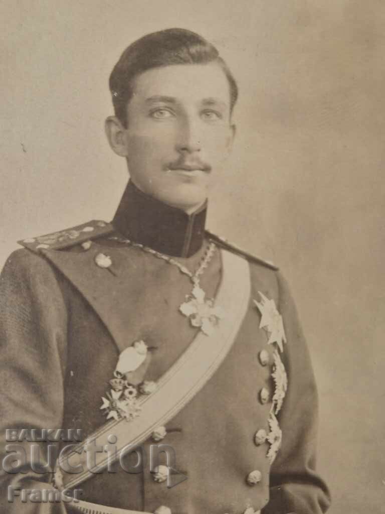 Fotografie oficială a viitorului rege Boris al III-lea, fotografie din jurul anului 1914 - 5 Fotografie oficială a viitorului rege Boris al III-lea, fotografie din jurul anului 1914 - 5