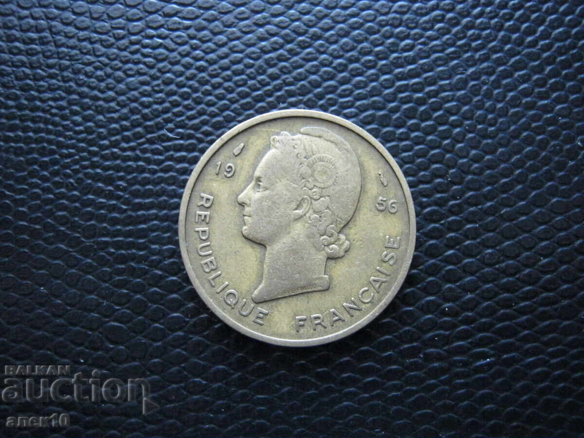 French West Africa 25 francs 1956 with price € 2.00 | 3.91 BGN
