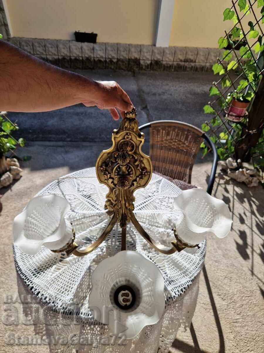 Μοναδικό αντίκα μεγάλο γαλλικό μπρούτζινο απλίκα σε στυλ Αυτοκρατορίας (Empire) - 5