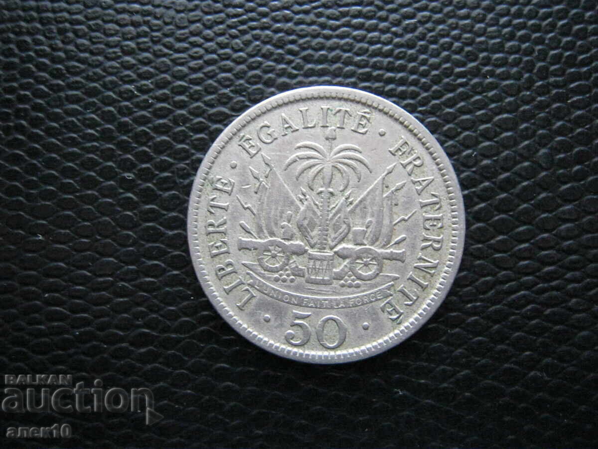 Хаити  50  сантима    1908   о
