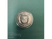 Elveția 5 franci 1987 proof