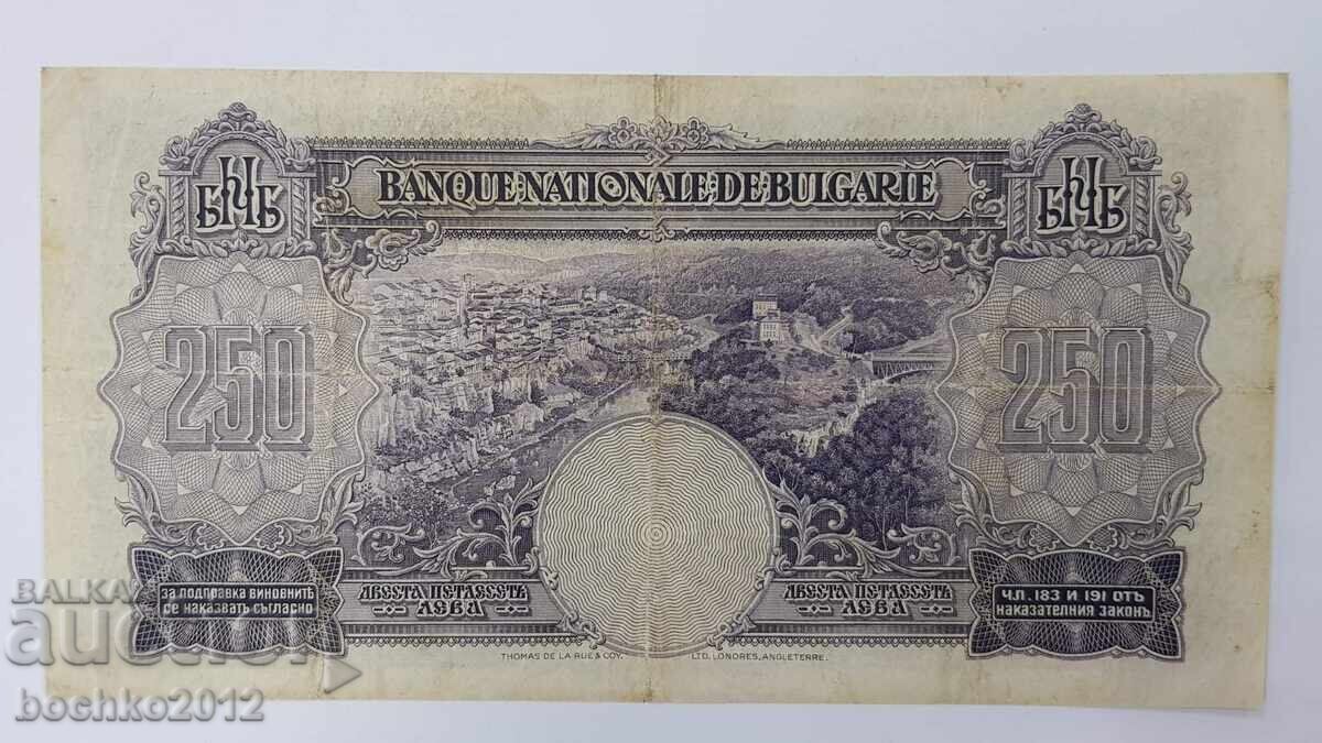 Livrarea Bancnotă regală bulgărească 250 leva 1929 - Boris al III-lea