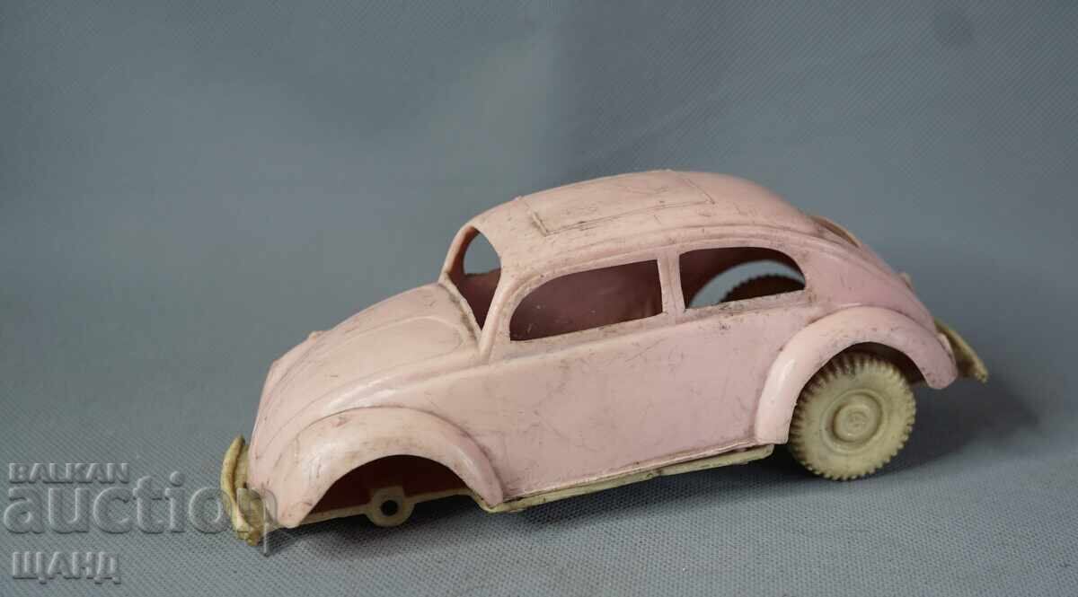 VW BEETLE Παλιό σοβιετικό πλαστικό παιχνίδι μοντέλο αυτοκινήτου VW BEETLE Παλιό σοβιετικό πλαστικό παιχνίδι μοντέλο αυτοκινήτου