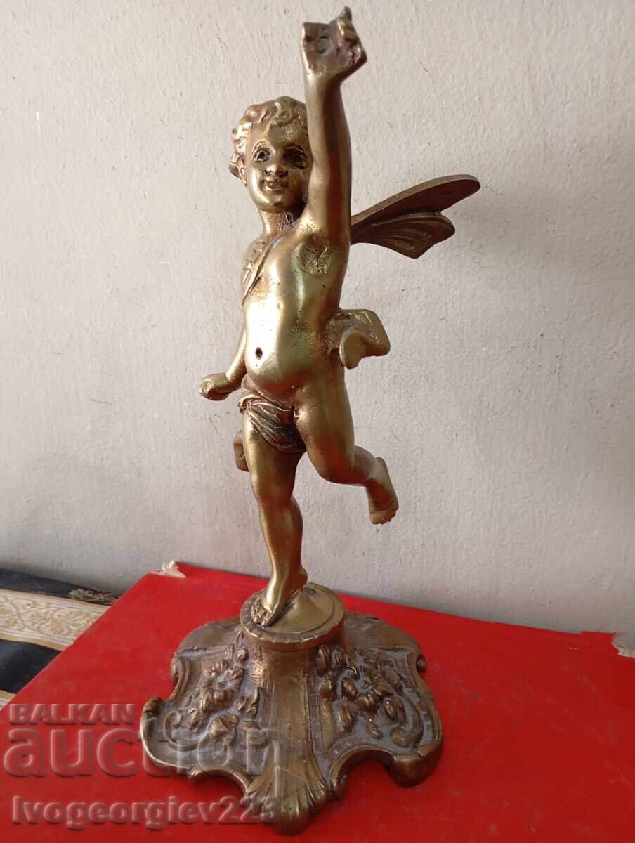 Licitație Cupidon din bronz aurit