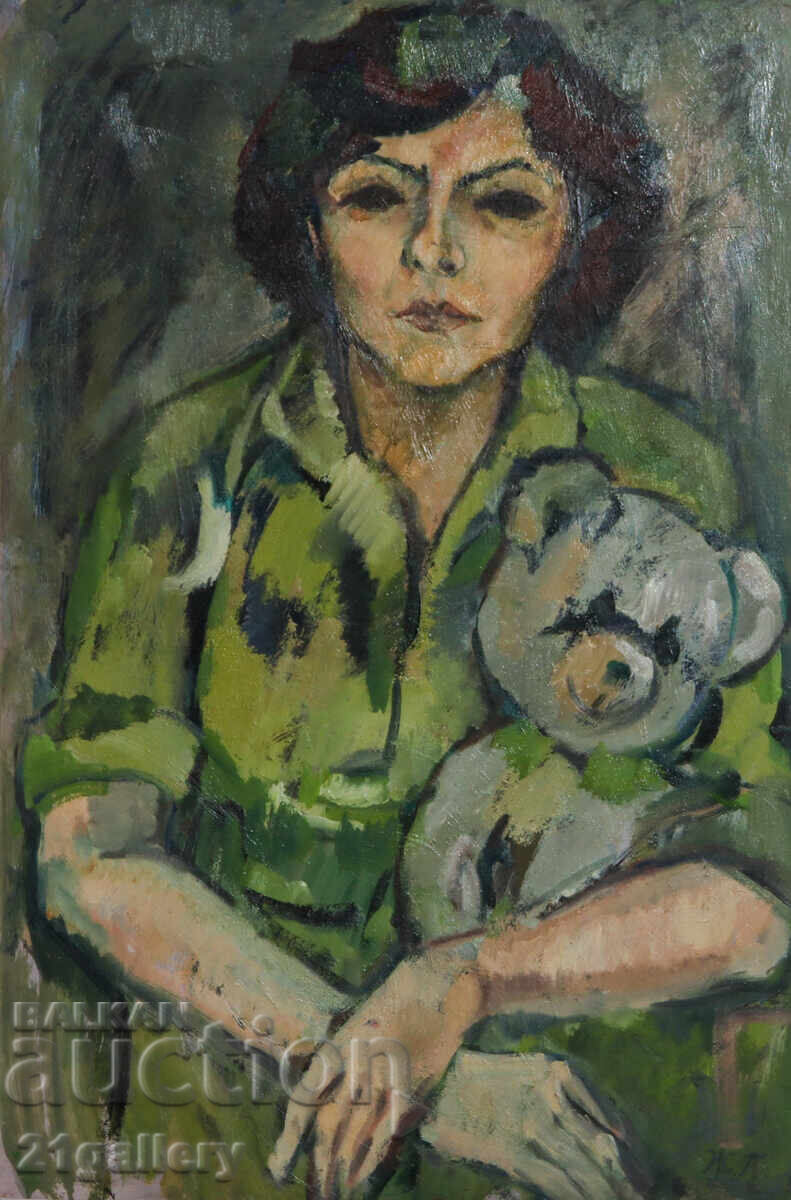 Delivery of Zhivka Peycheva ( 1897 - 1980 ) oil painting portrait Delivery of Zhivka Peycheva ( 1897 - 1980 ) oil painting portrait