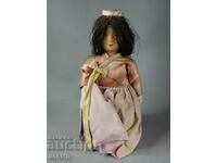 Стара Китайска метална играчка фигурка кукла на батерии