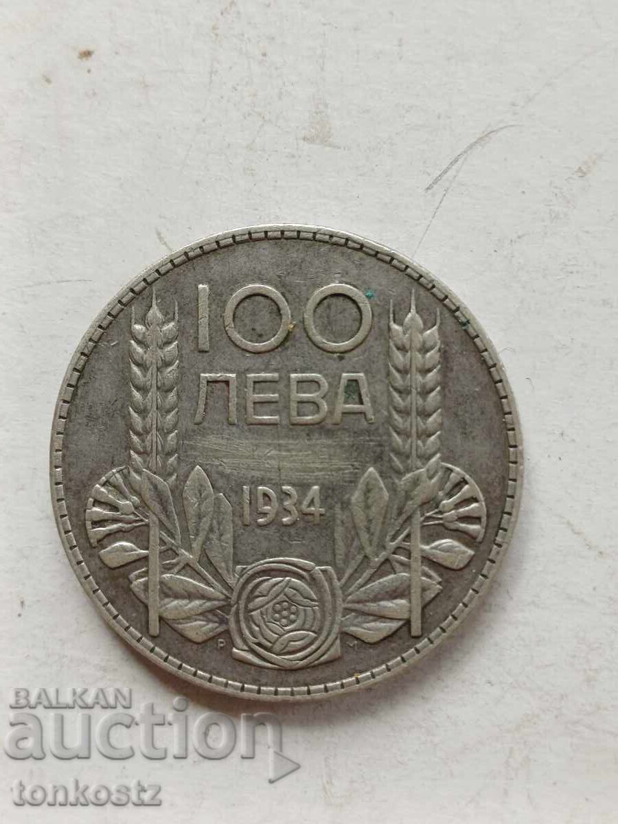 100 lv. 1934 g