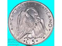 5 lire 1971 Vatican