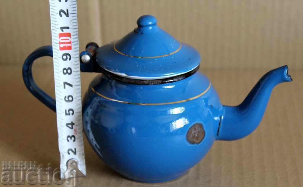 SOTSIALISTICHESKI METALEN EMAĬLIRAN CHAĬNIK SŬD ZA CHAĬ KAFE KANA DZHEZVE - 7