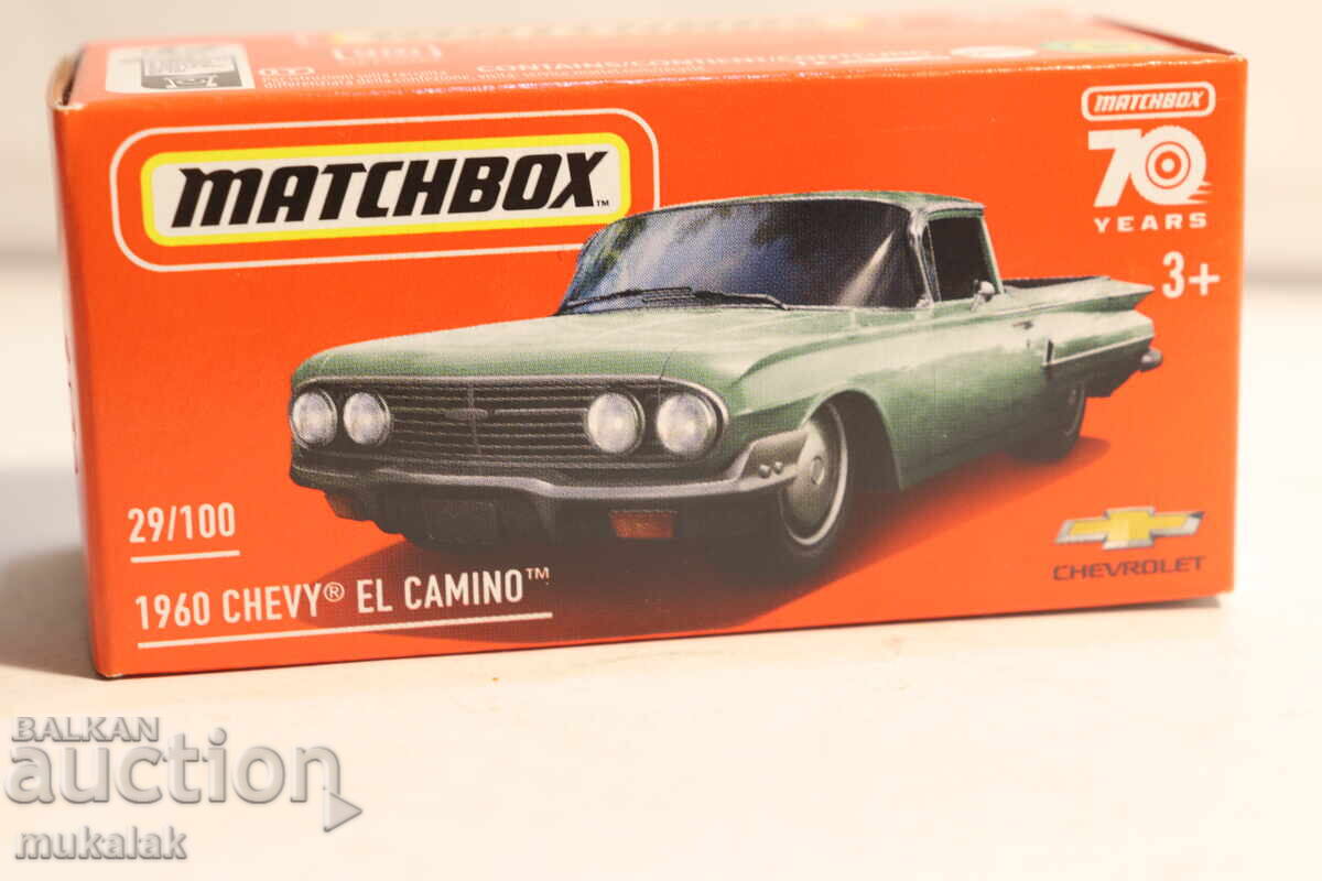 Licitație 1:64 MATCHBOX CHEVY EL CAMINO MAȘINUȚĂ MODEL
