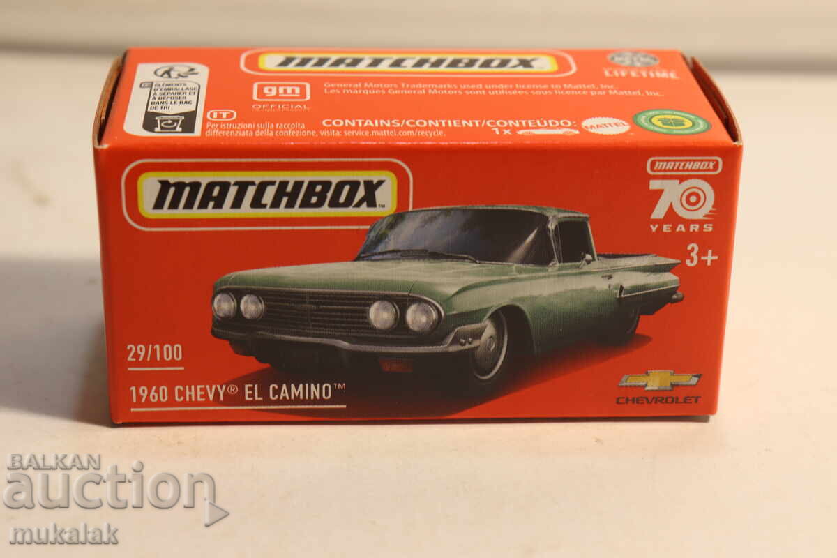 1:64 MATCHBOX CHEVY EL CAMINO MAȘINUȚĂ MODEL