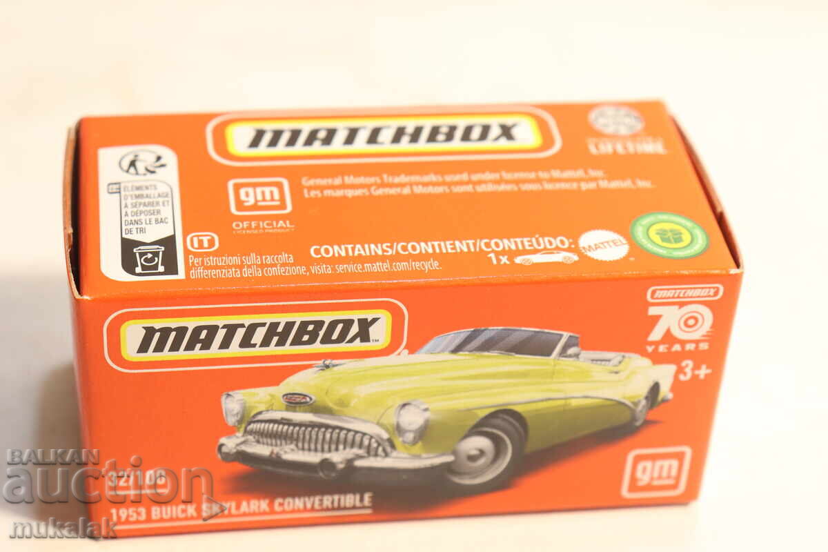 MAȘINUȚĂ MODEL MATCHBOX BUICK 1:64 cu preț € 6.00 | 11.74 BGN