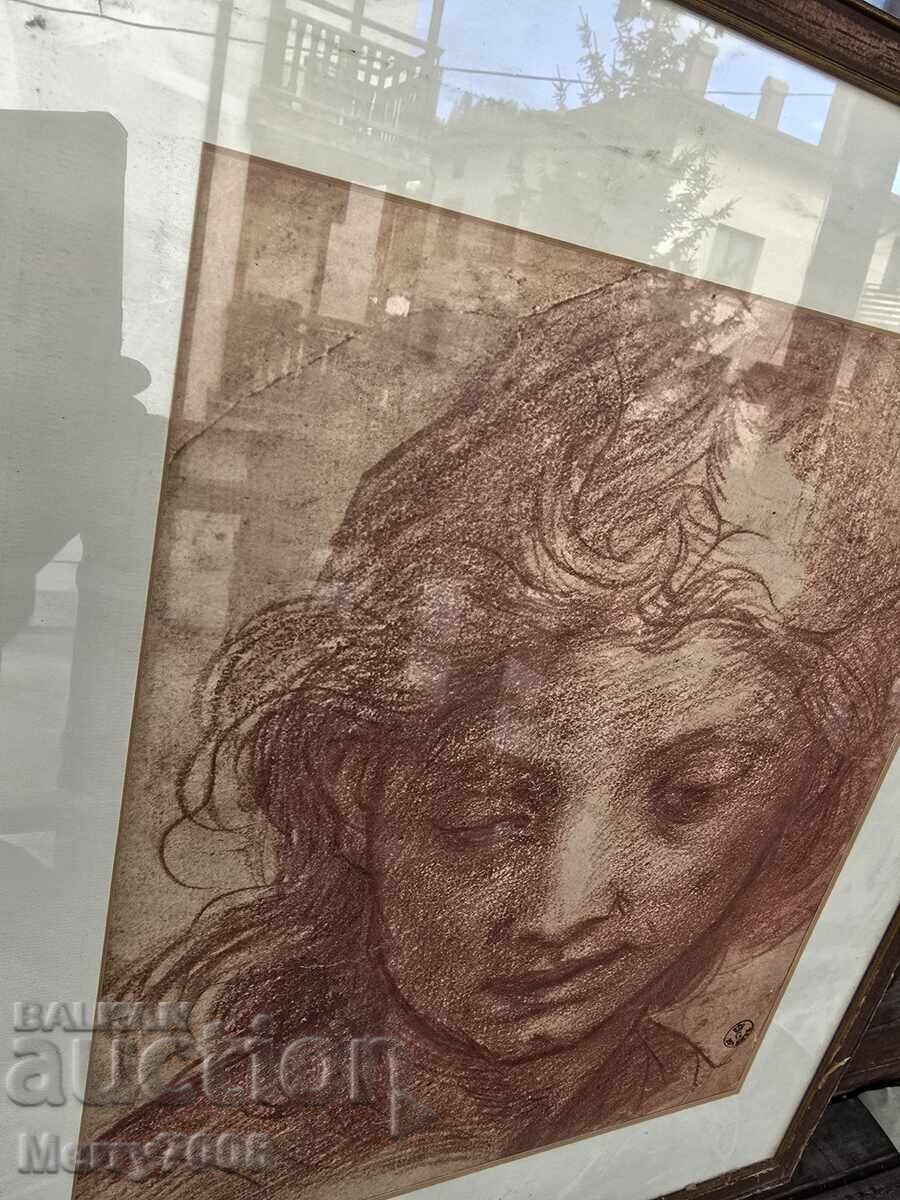 Delivery of For sale: drawing – female portrait !!!