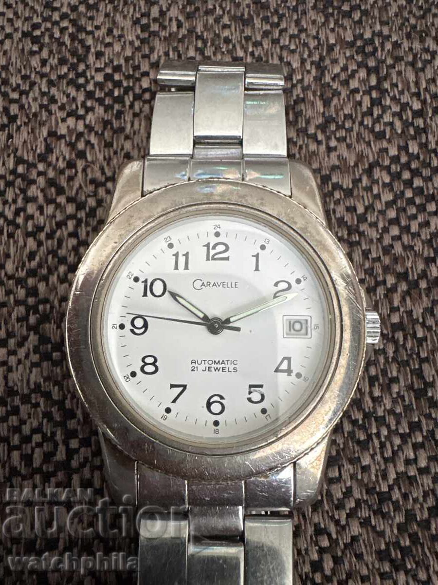 Caravelle Automatic men's watch. Works, rare with price € 8.50 | 16.62 BGN