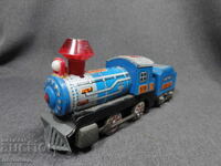 BZC OLD RETRO SOC CHINESE TIN TOY LOCOMOTIVE