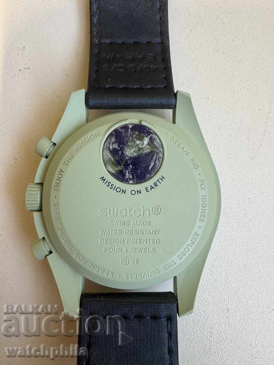 Omega x Swatch Moonswatch, mission on Earth.Оригинален - 5