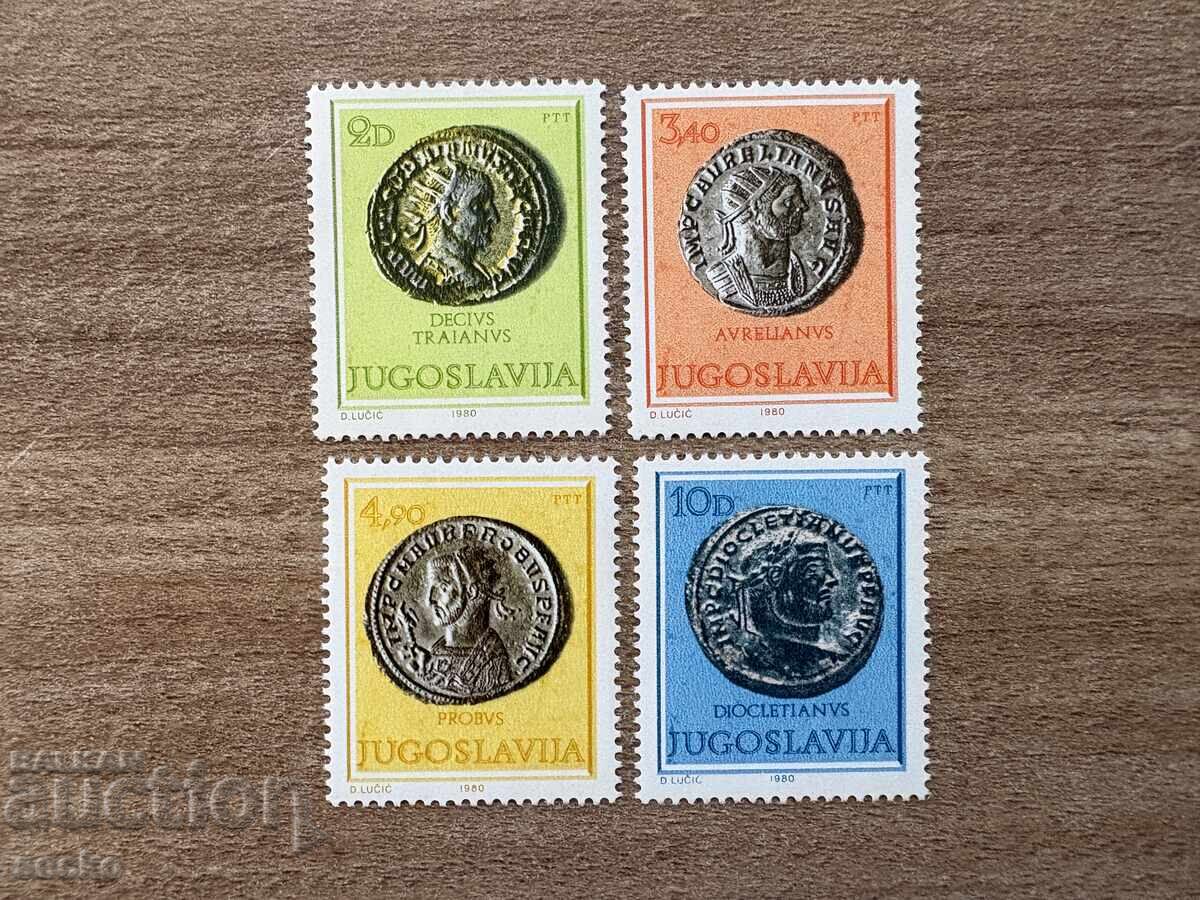 Iugoslavia - Monede antice - Împărați romani (1980) MNH