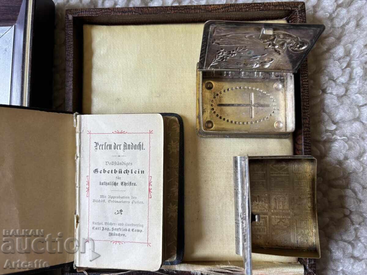 Доставка на Барелеф Христос,молитвен сет Франция 1930г.евангелие,реликва