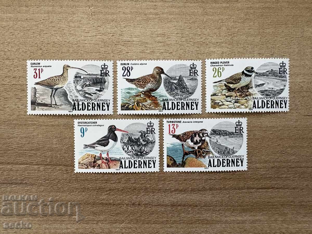 Alderney - Păsări (1984) MNH